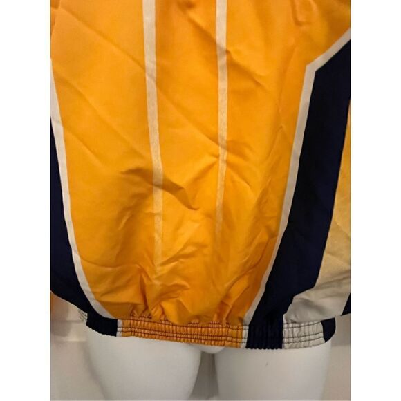 Vintage Brute Gold and Blue Windbreaker Pullover. Pockets. Size Large. - Picture 7 of 9